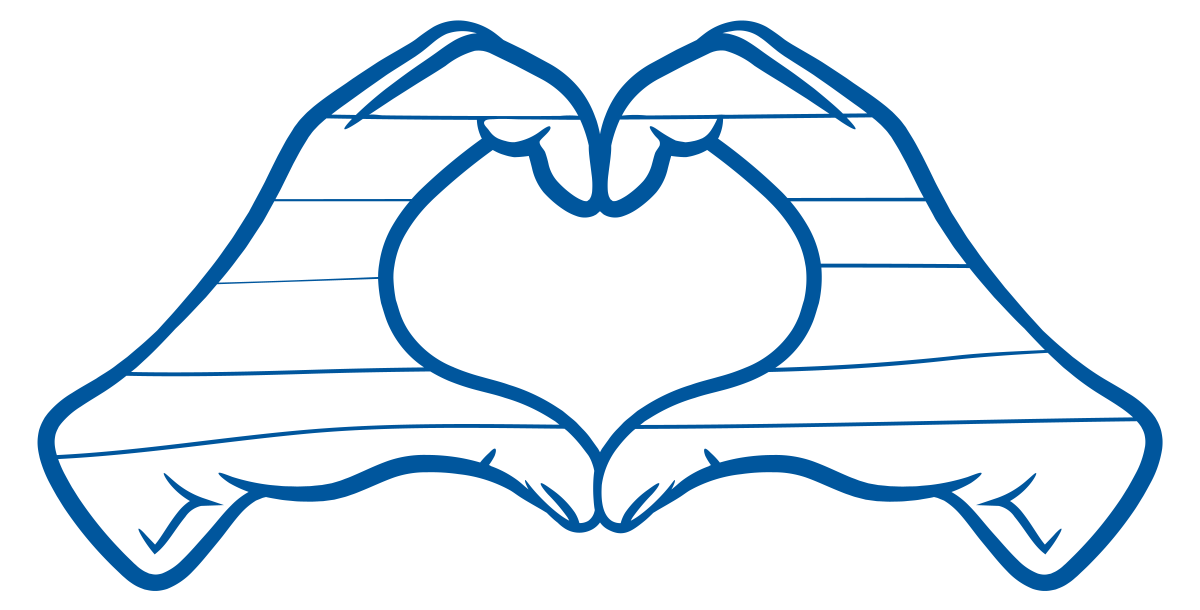 Love hand icon