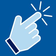 icon of a finger pointing
